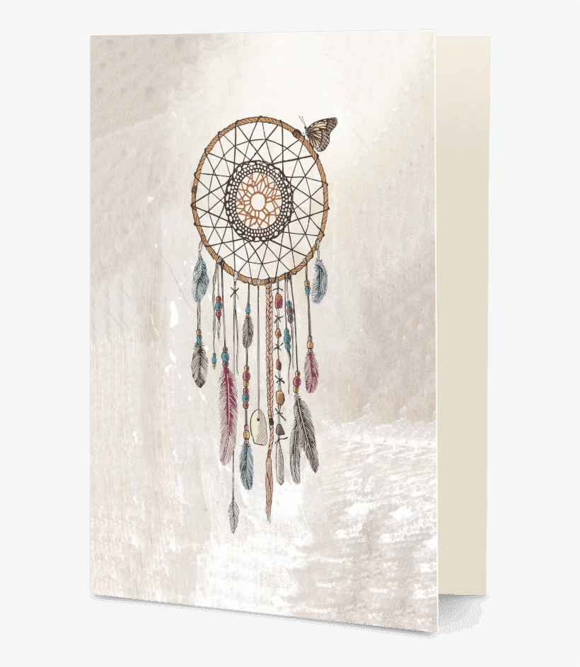 Dailyobjects Lakota Dream Catcher A6 Greeting Card - Dream Catcher Wallpaper Iphone, transparent png