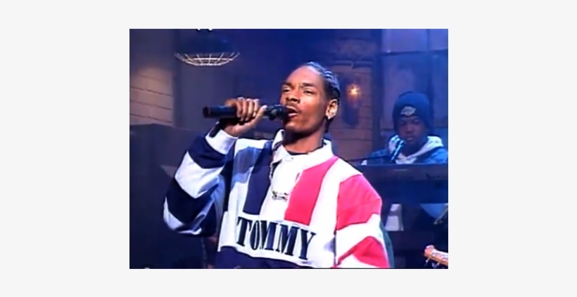 Snoop Dogg Wore A Signature Hilfiger Red, White, And - Snoop Dogg Snl 1994, transparent png