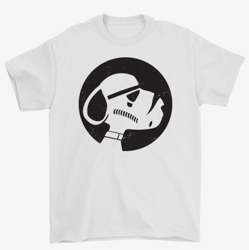 Snoopy Peanuts Storm Trooper Star Wars Mashup T-shirt - Snoopy, transparent png