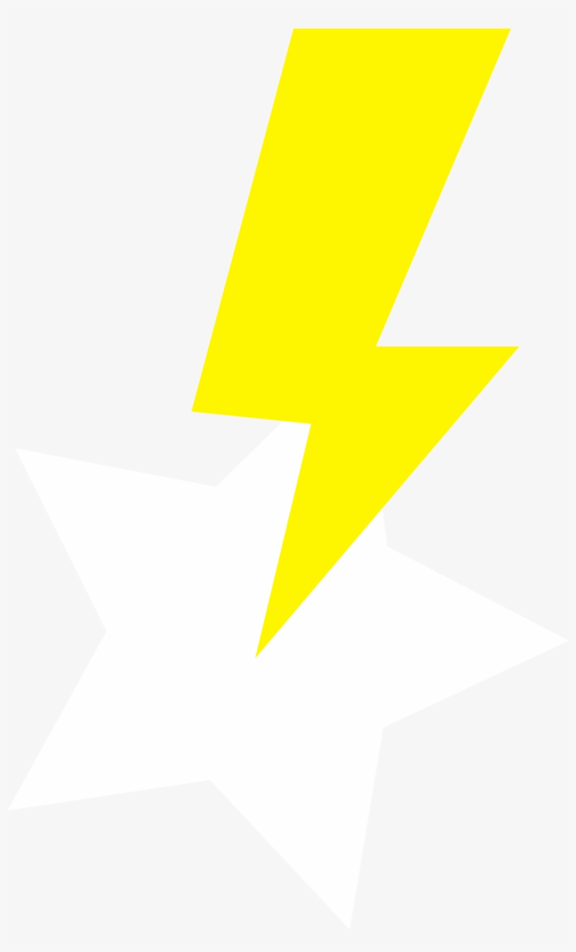 The Flash Clipart Lighning - Rose Gold Star Clip Art, transparent png