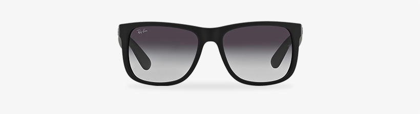 Ray-ban Justin Classic Black With Grey Gradient Lens - Ray-ban Justin Classic, transparent png