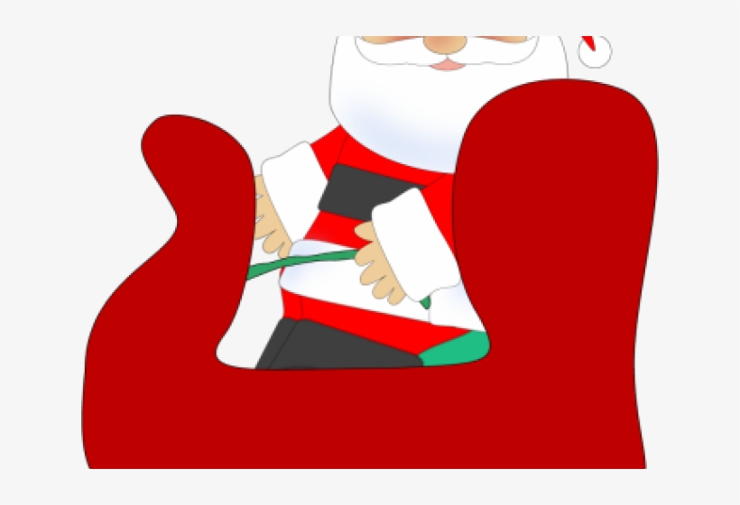 Santa In Sleigh Clipart, transparent png
