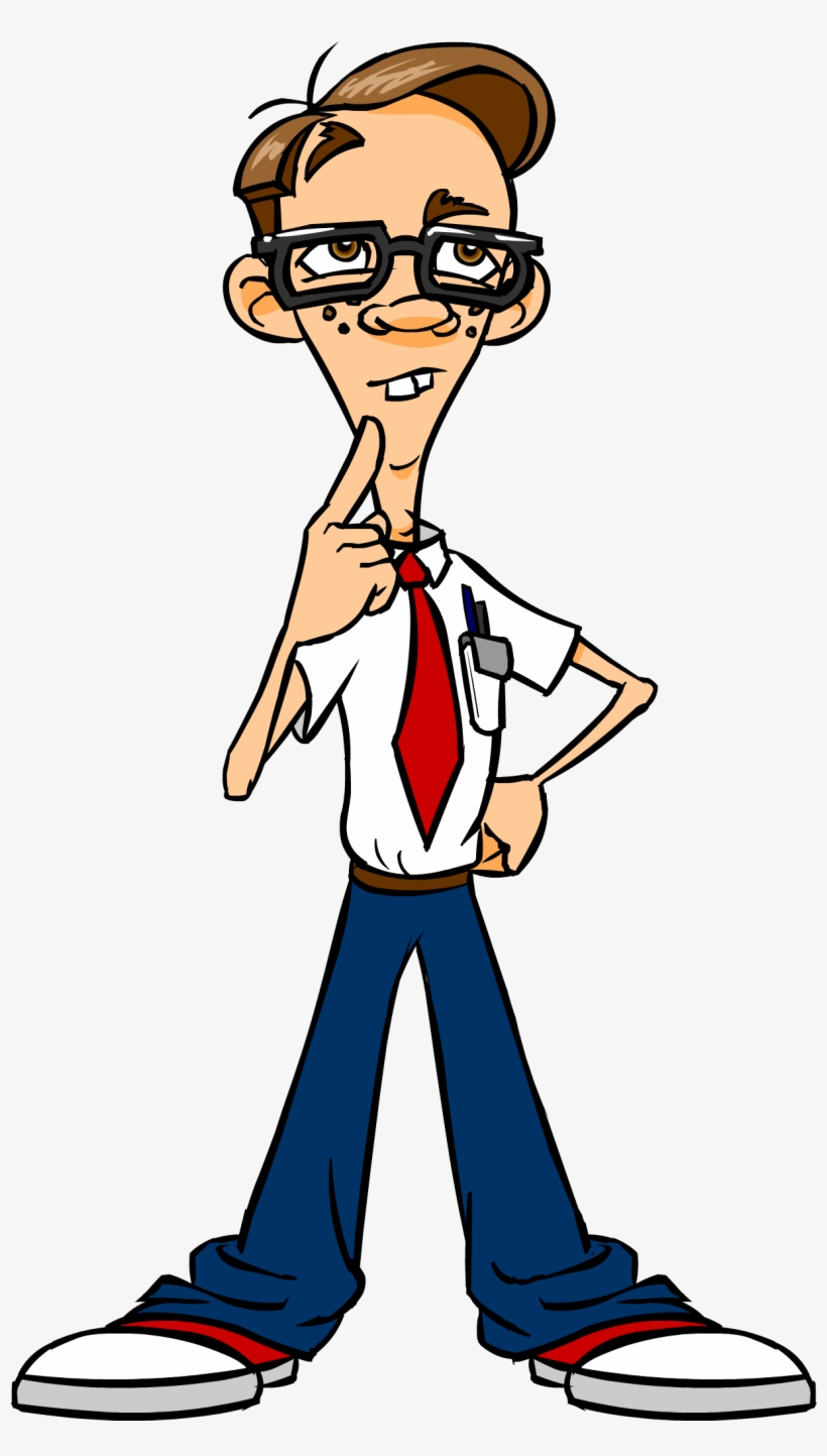 Ryan Thinking Over The Idea - Nerd Png, transparent png