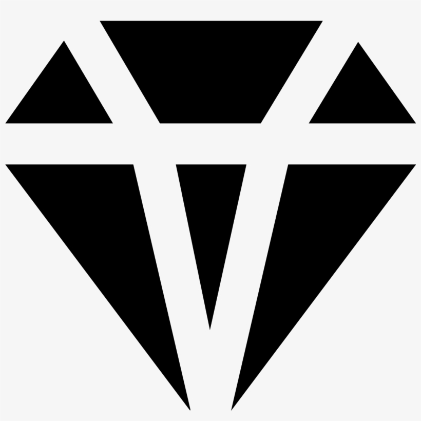 This Icon Is The Standard Depiction Of A Diamond - Icon, transparent png