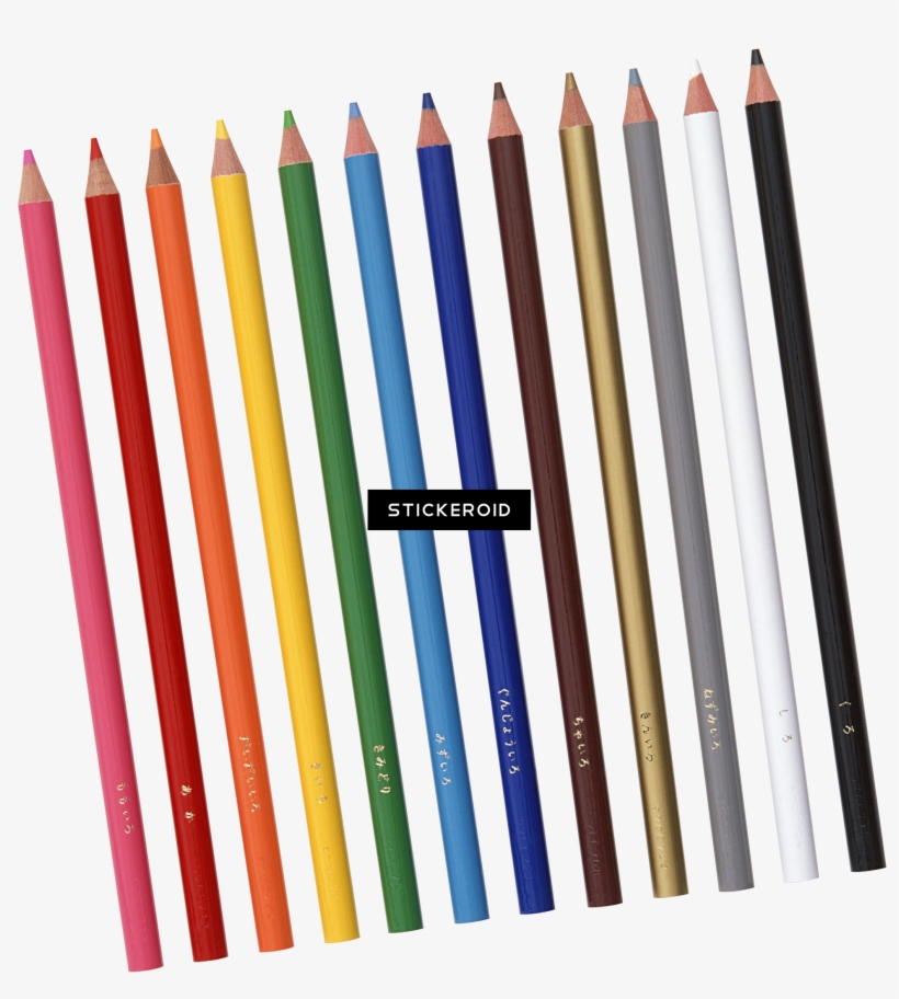Colorful Pencils Pencil - Ecole Castel Marie Chalais, transparent png