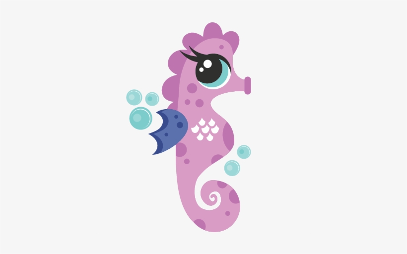 Seahorse Scrapbook Cut File Cute Clipart Files For - Cricut, transparent png