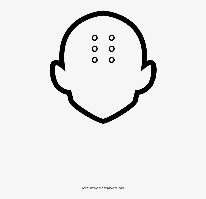 Krillin Coloring Page - Line Art, transparent png