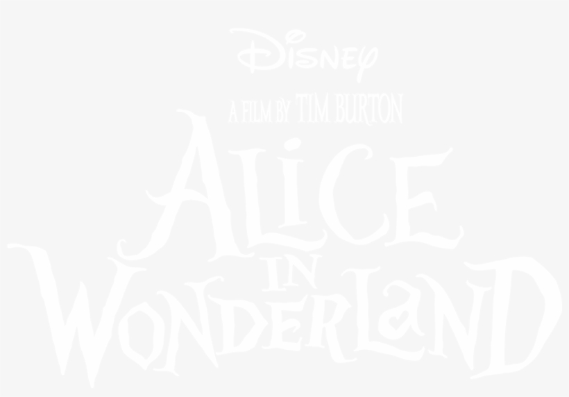 Alice In Wonderland - Tv Logo White Png, transparent png