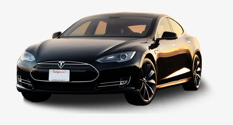 Tesla Car Png - Car On Road Png, transparent png