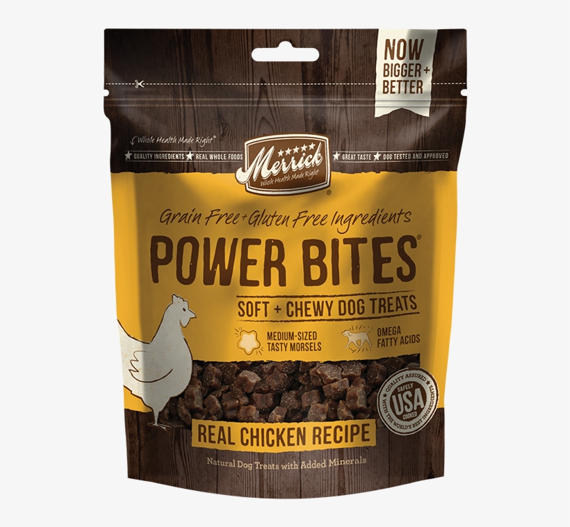 Real Chicken Recipe - Merrick Power Bites, transparent png