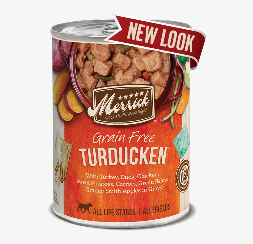 Grain Free Turducken In Gravy - Merrick Puppy Can Food, transparent png