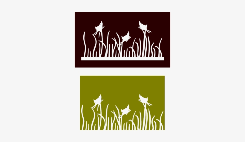 Butterfly In Grass - Dxf Grass, transparent png