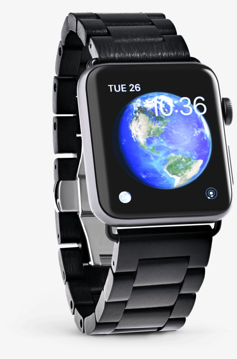 Apple Watch Wood Band- African Blackwood - Watch, transparent png