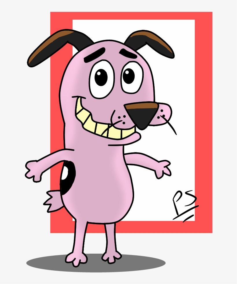 Courage The Cowardly Best Dog On Earth - Cartoon, transparent png