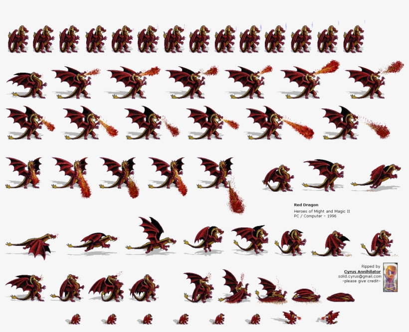 Reddragon - Heroes Of Might And Magic 2 Black Dragon, transparent png