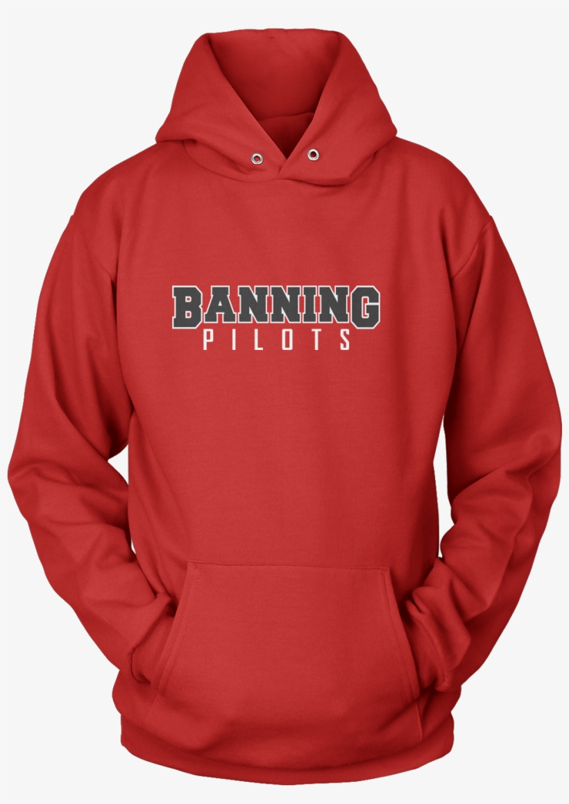 Banning Pilots Hoodie Red - Favorite Hockey Players - Mine Call Me Dad, transparent png