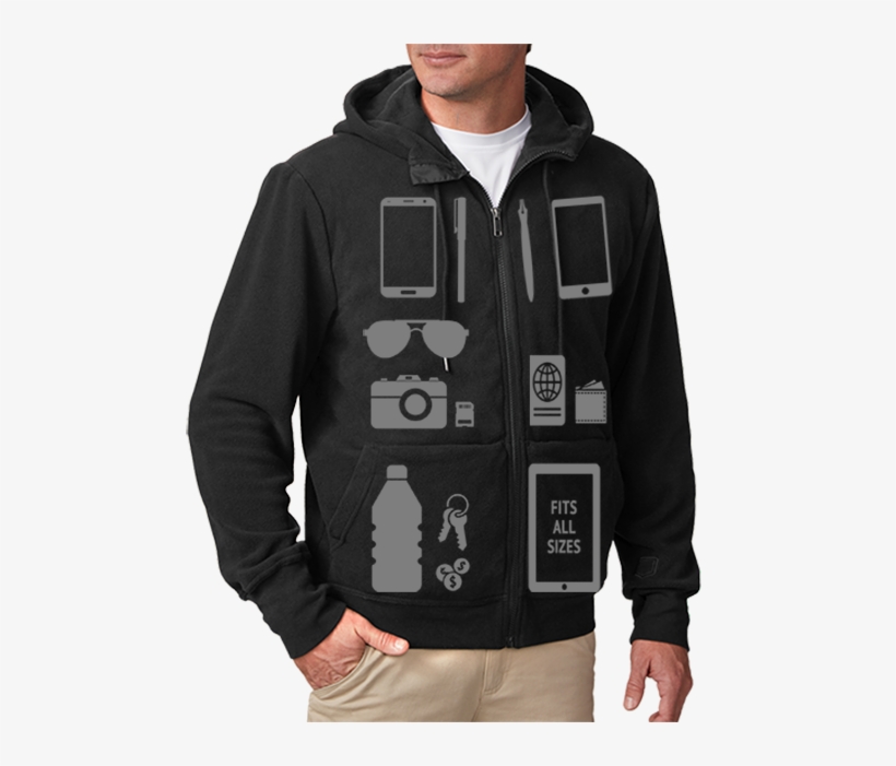 The Scottevest Hoodie Microfleece The Scottevest Hoodie - Scottevest, transparent png