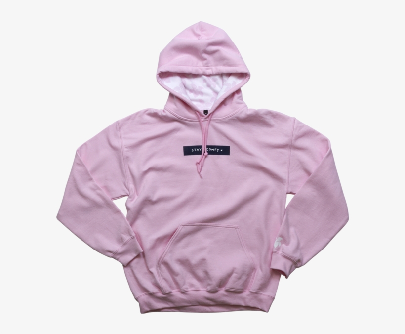 Stay Comfy Pink Lined Hoodie Sweatshirt - Lilypichu Stay Comfy Hoodie, transparent png