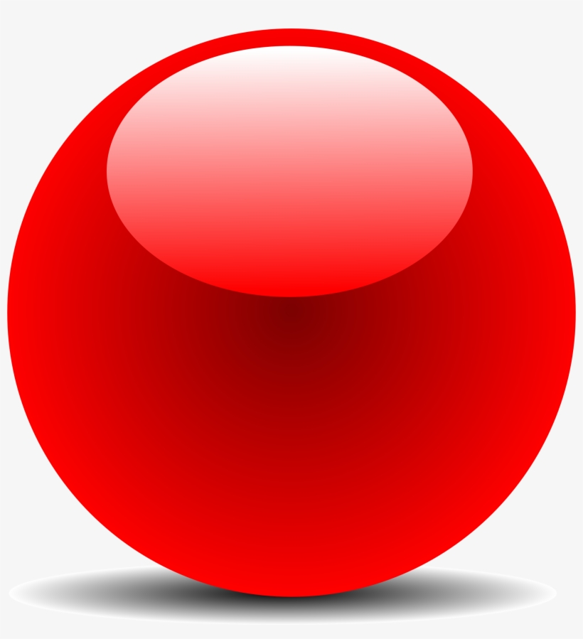 This Free Icons Png Design Of Red Chrome Button - Circulo 3d Rojo Png, transparent png