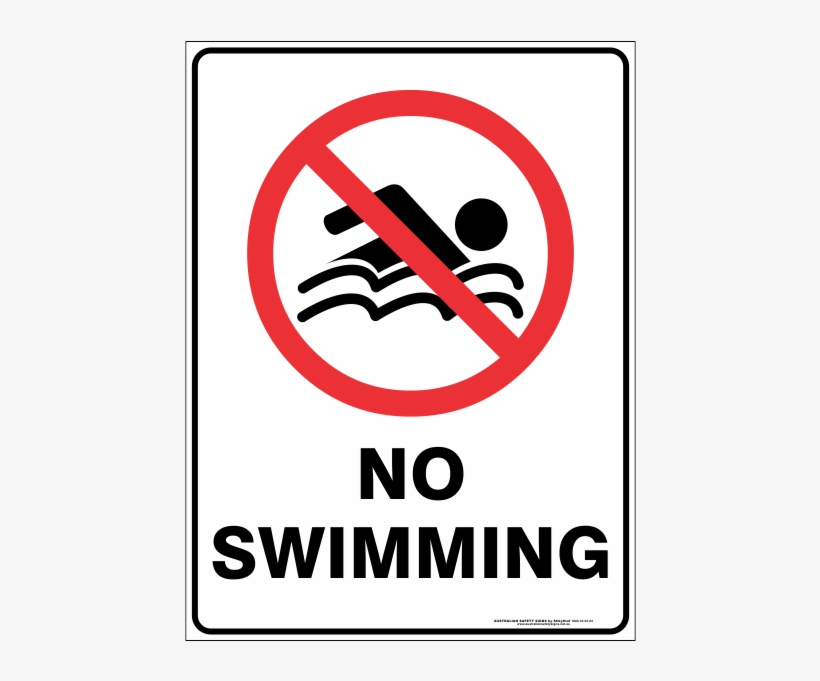 No Swimming From $17 - Clip Art No Swimming, transparent png