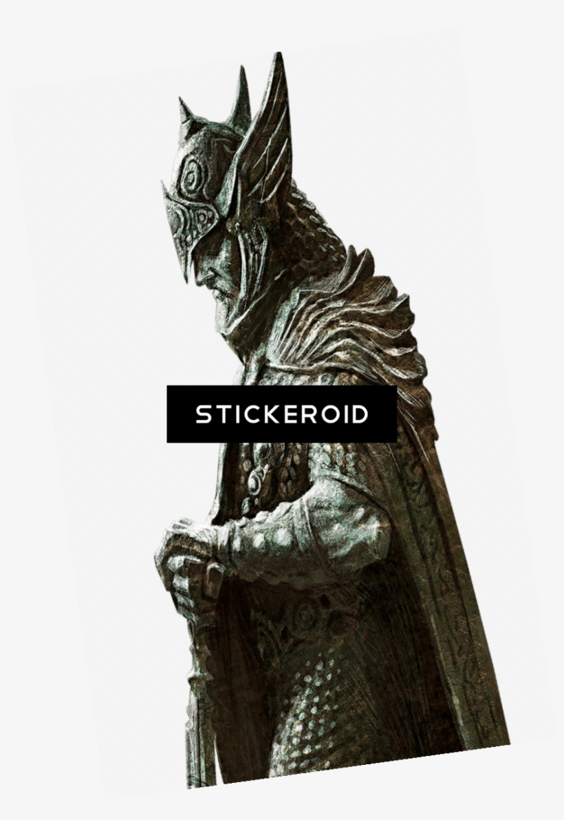 Elder Scrolls Skyrim Statue Side View - Statue, transparent png