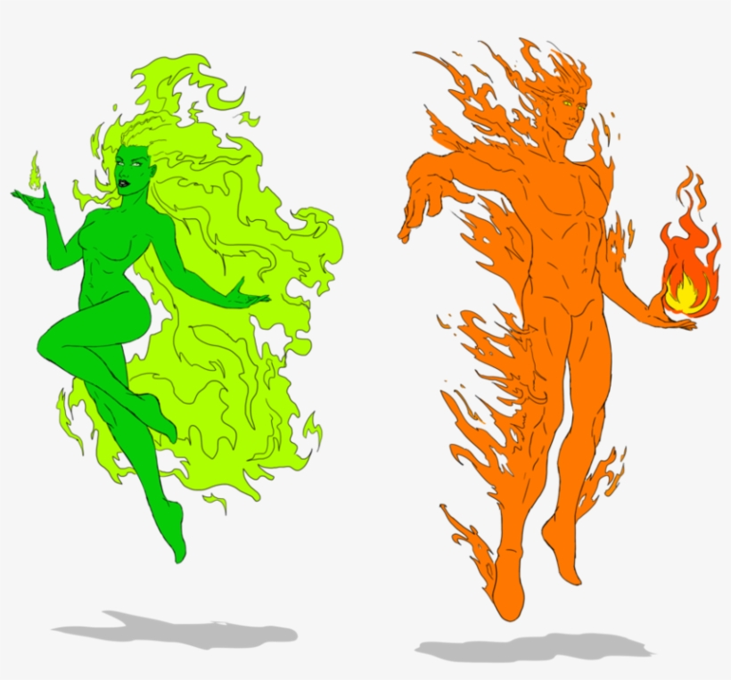 Human Torch Png - Human Torch And Fire, transparent png