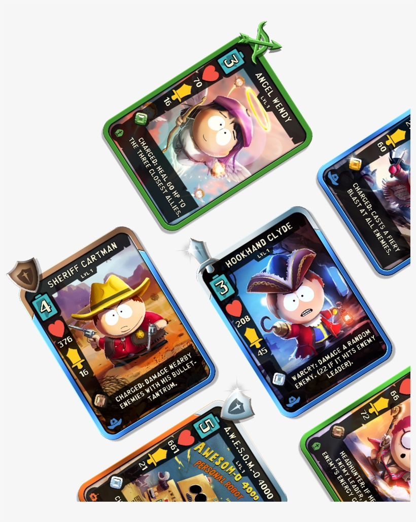 Full Of Trademark South Park Humor, Favorite Characters - Collectible Card Game, transparent png
