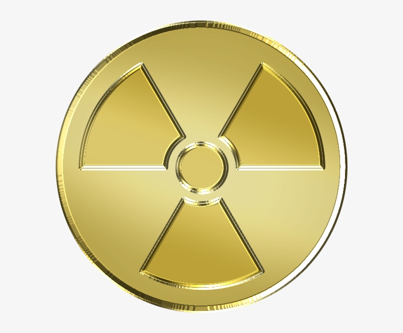 Gold Nuke Medal Thing By Omegahunter - Gold, transparent png
