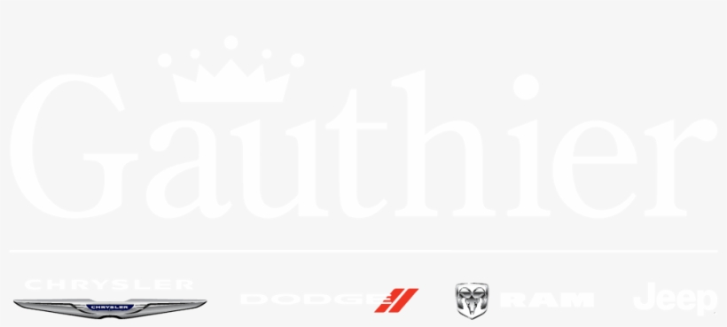 Excellent Gauthier Chrysler Dodge Ram Jeep Logo With - Santander Logo Black White, transparent png