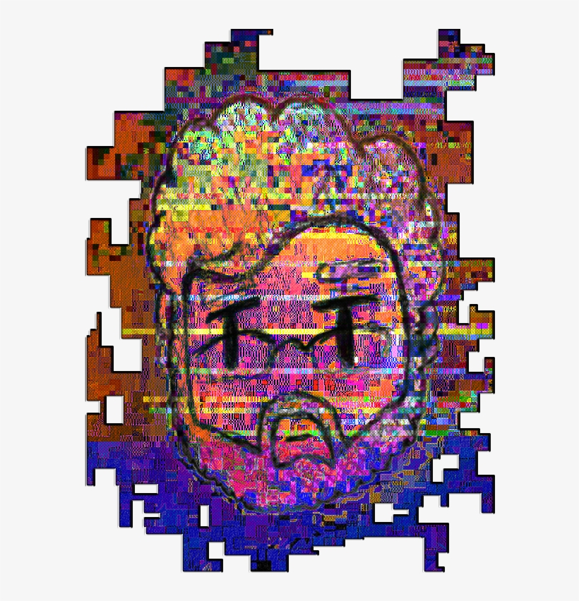 Raw Glitch Art - Glitch Art Png, transparent png