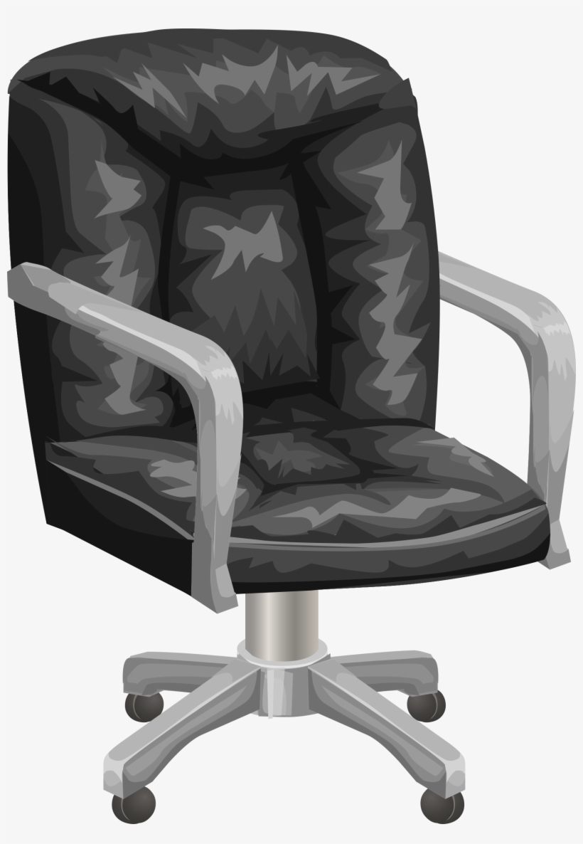 This Free Icons Png Design Of Black Office Chair From - Chair, transparent png