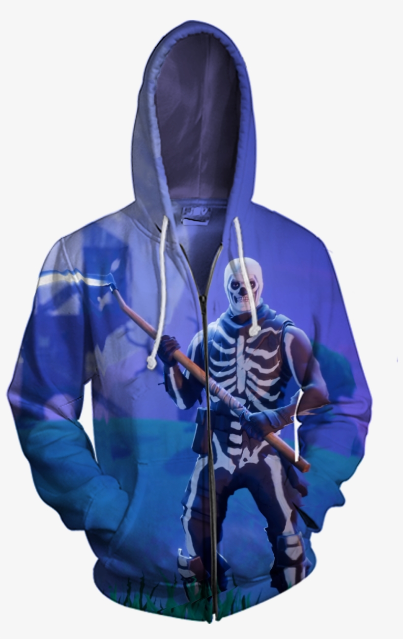 Fortnite Zip Up Hoodie - Alabama Crimson Grain - Featured Green, transparent png