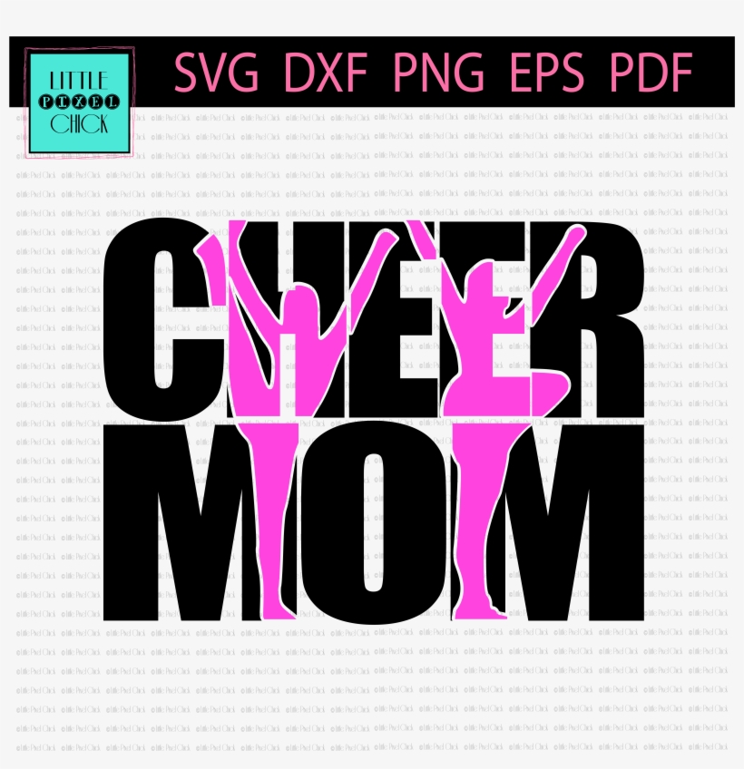 Cheer Mom - Poster, transparent png