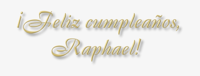 Nuestro Sitio Web Te Felicita Con Tu Cumpleaños De - Feliz Cumpleaños Raphael, transparent png