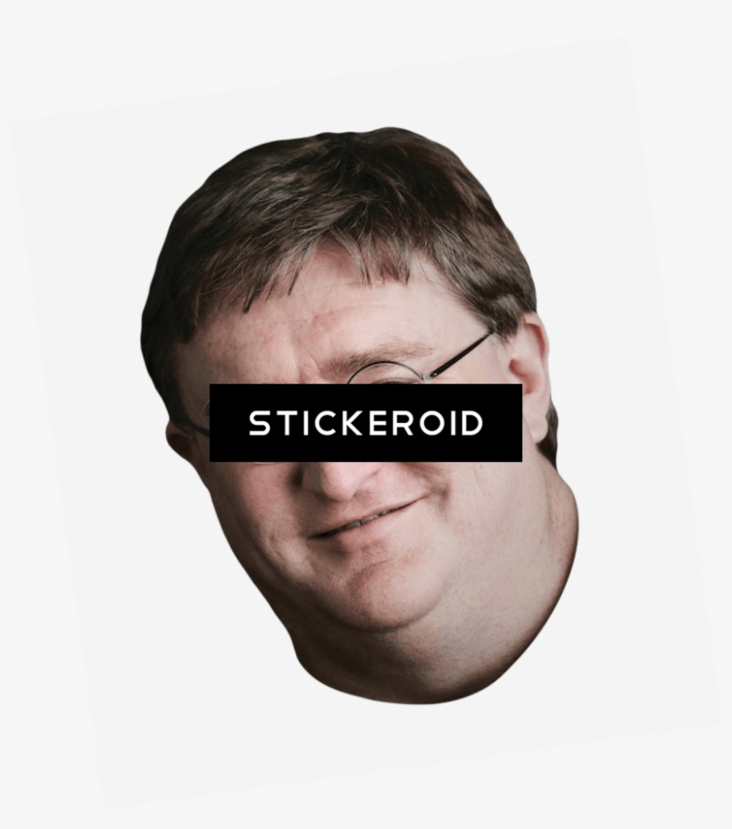 Gaben Smile - Gabe Newell Smile, transparent png