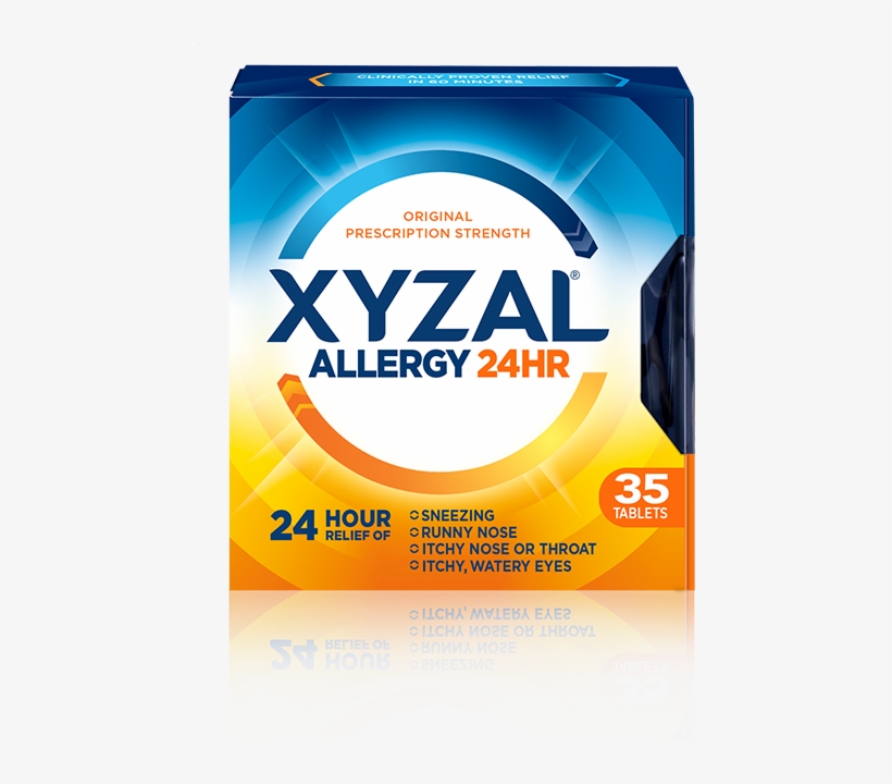 $4 Off - Xyzal 24 Hour Allergy Relief Tablets, transparent png