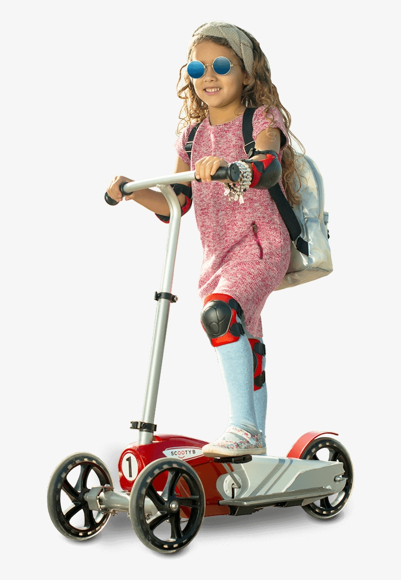 Modern Design - Scooter Kid Png, transparent png