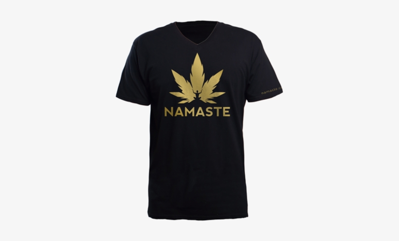 Namaste Shirt Black & Gold - Men's Columbus Crew Sc Adidas Soccer Graphic T-shirt, transparent png