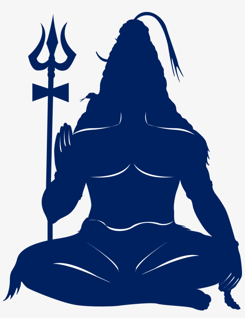 Brahma Vishnu Shiva Durga - Lord Shiva Silhouette, transparent png