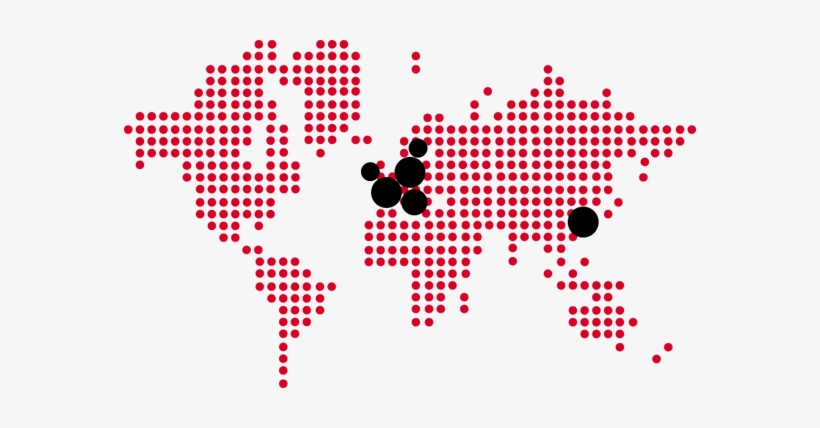 Mapok - Dotted World Map, transparent png