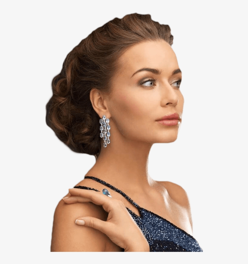 Woman Wearing Jewellery - Photo Shoot, transparent png