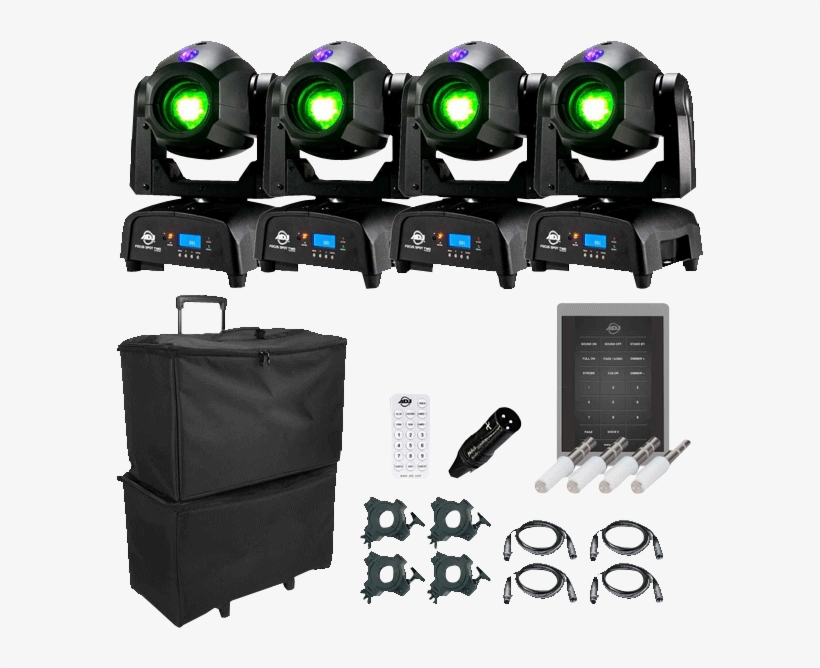 American Dj Focus Spot Two High Powered 75w Led Moving - (4) American Dj Focus Spot Two High Powered 75w Led, transparent png