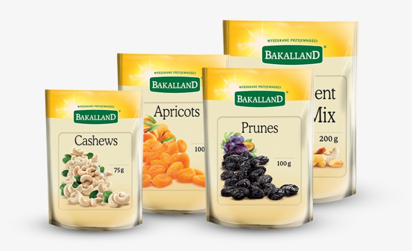 Bakalland Dried Fruit, Nuts & Seeds In English Package - Dried Fruits Package, transparent png