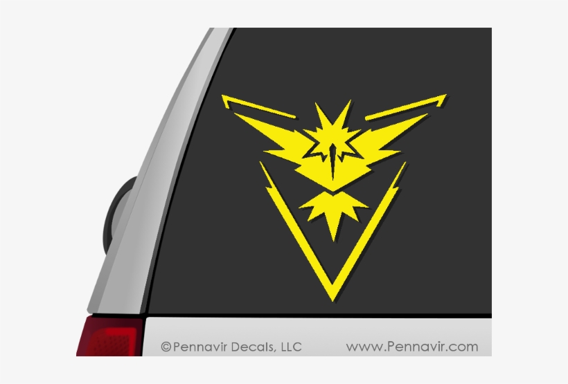 Team Instinct Decal - Instinct Pokemon Go Emoji, transparent png