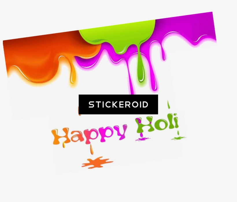 Happy Holi Text - Eco Friendly Holi Festival, transparent png