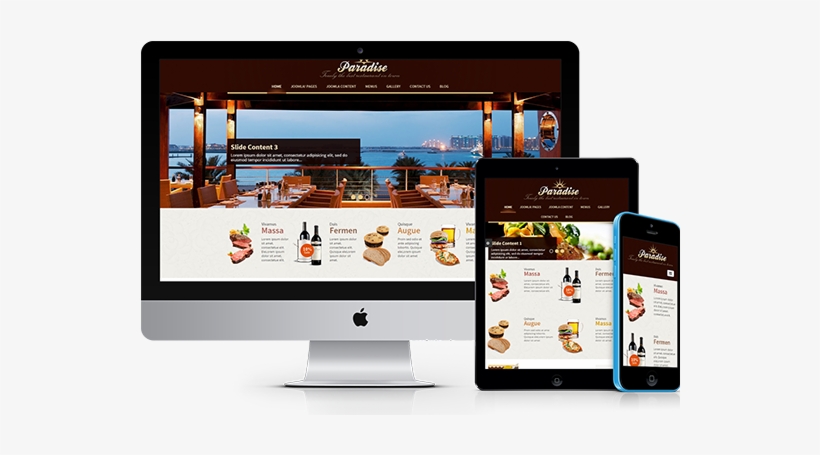 Responsive Joomla 3 Template - Web Template, transparent png