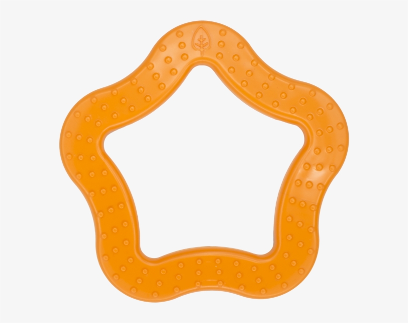Anneau De Dentition Orange Et Vert 0m - Bioserie - Kousátko - Oranžová Hvězda, transparent png