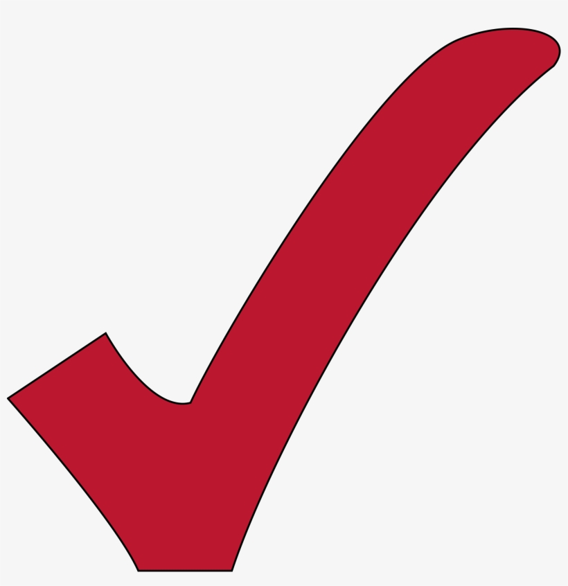 Pink Check Mark 6, Buy Clip Art - Transparent Background Red Check Mark, transparent png