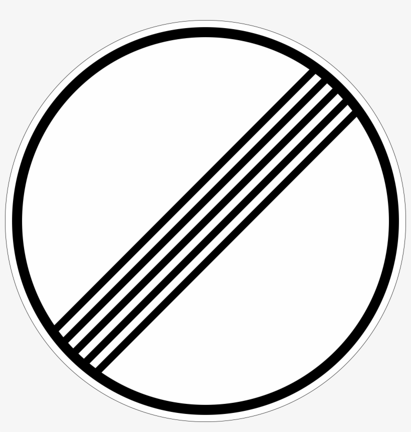 Stop Sign Graphic 29, Buy Clip Art - End Speed Limit Germany, transparent png