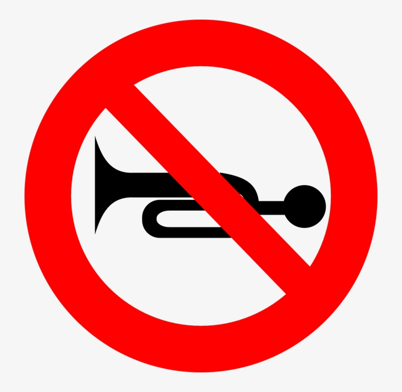 Stop Bullying Cliparts 13, Buy Clip Art - No Blowing Of Horn, transparent png